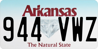 AR license plate 944VWZ