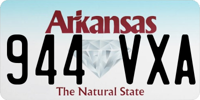 AR license plate 944VXA