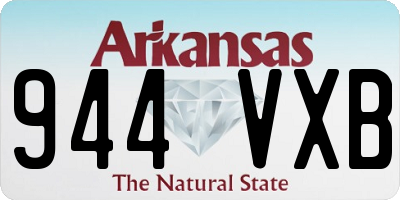 AR license plate 944VXB