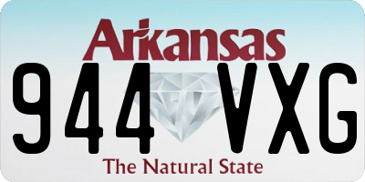 AR license plate 944VXG