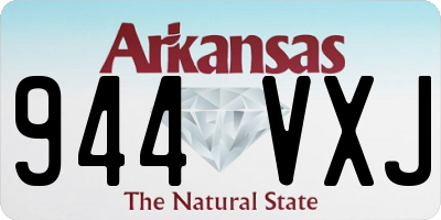 AR license plate 944VXJ