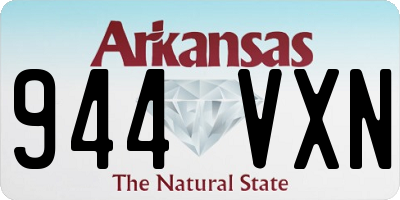 AR license plate 944VXN
