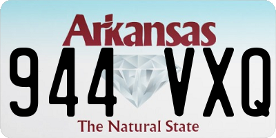 AR license plate 944VXQ