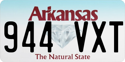 AR license plate 944VXT