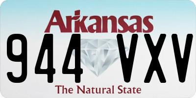 AR license plate 944VXV