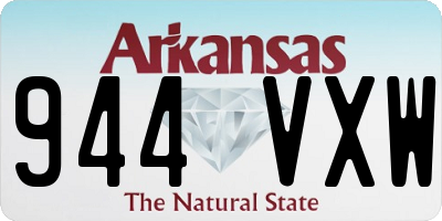 AR license plate 944VXW