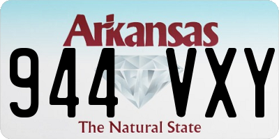 AR license plate 944VXY