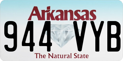 AR license plate 944VYB