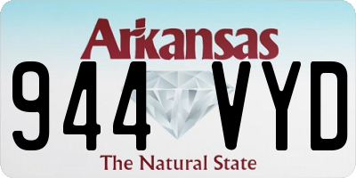 AR license plate 944VYD