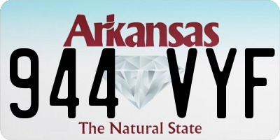 AR license plate 944VYF