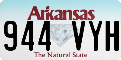 AR license plate 944VYH