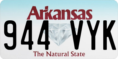 AR license plate 944VYK