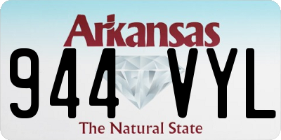AR license plate 944VYL