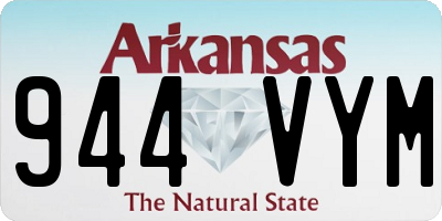 AR license plate 944VYM