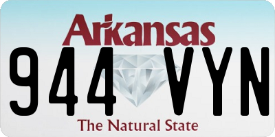 AR license plate 944VYN