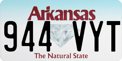 AR license plate 944VYT