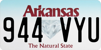 AR license plate 944VYU