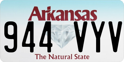 AR license plate 944VYV