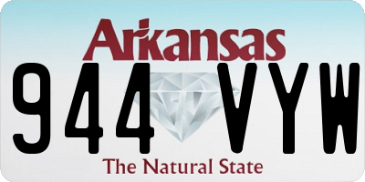 AR license plate 944VYW