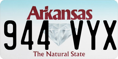 AR license plate 944VYX