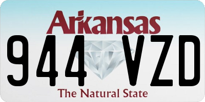 AR license plate 944VZD