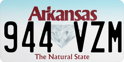AR license plate 944VZM
