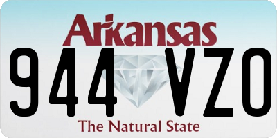 AR license plate 944VZO
