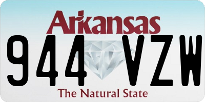AR license plate 944VZW