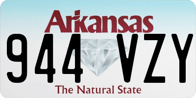 AR license plate 944VZY