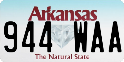 AR license plate 944WAA
