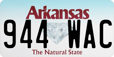AR license plate 944WAC