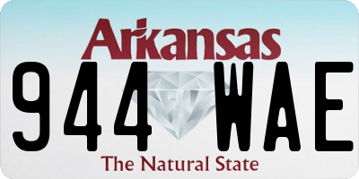 AR license plate 944WAE