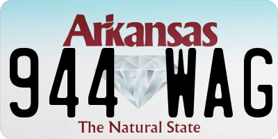 AR license plate 944WAG