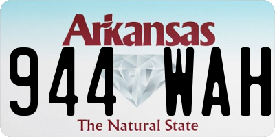 AR license plate 944WAH