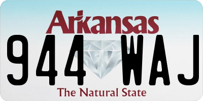 AR license plate 944WAJ