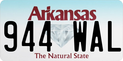 AR license plate 944WAL