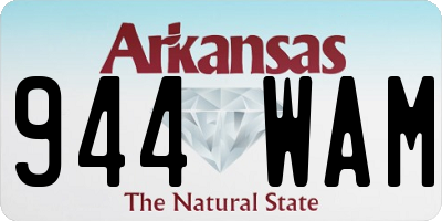 AR license plate 944WAM