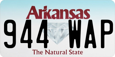 AR license plate 944WAP