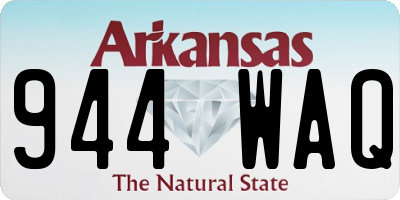 AR license plate 944WAQ