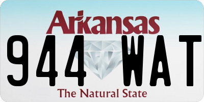 AR license plate 944WAT