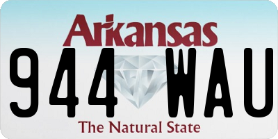 AR license plate 944WAU