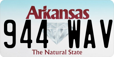 AR license plate 944WAV