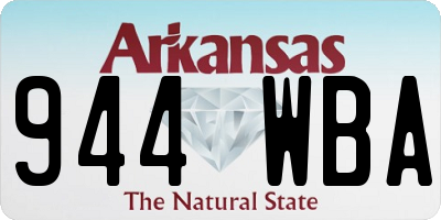 AR license plate 944WBA
