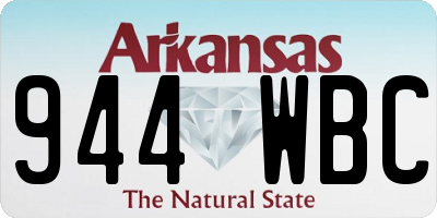 AR license plate 944WBC