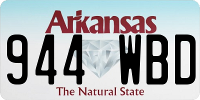 AR license plate 944WBD