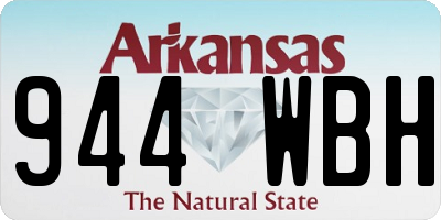 AR license plate 944WBH