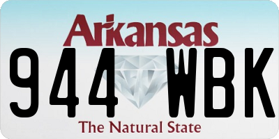 AR license plate 944WBK