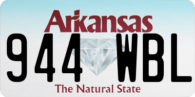 AR license plate 944WBL