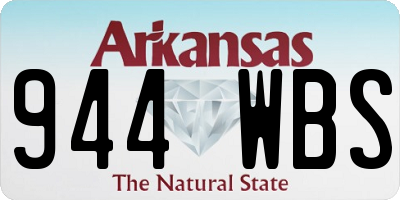 AR license plate 944WBS