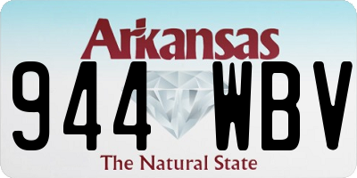 AR license plate 944WBV